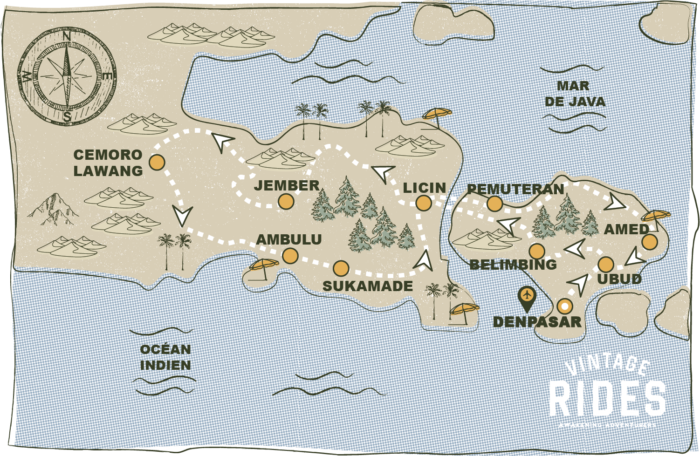 From Bali to Java on the Volcano Route