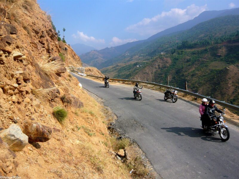route trip moto bhoutan