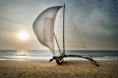negombo sri lanka oruwa pirogue pecheur
