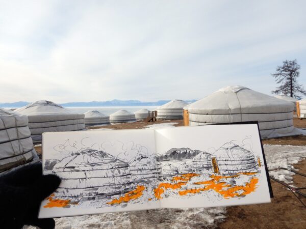 Portrait of Laurent Bonnet, Rider & Illustrator