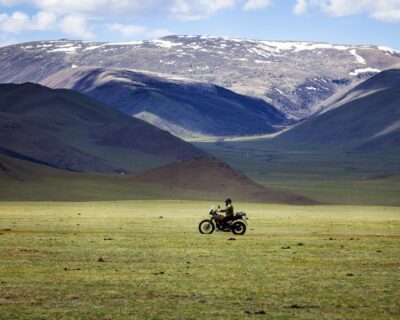 paysage et moto
