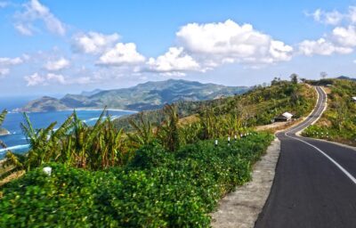 coastal road indonesia 