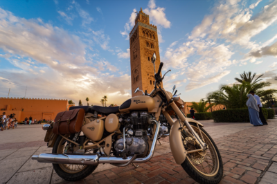royal enfield in marrakech