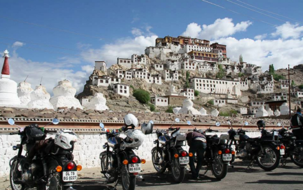 The eye of a Vintage Rider in Ladakh