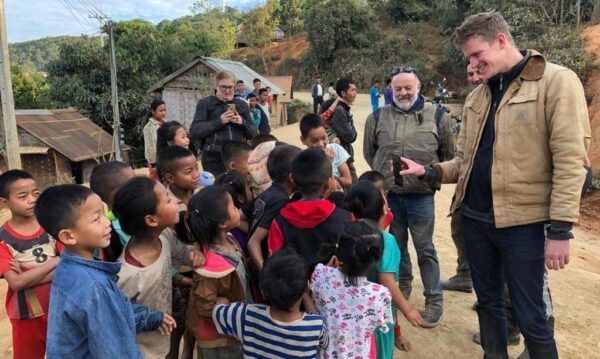 A motorcycle tour on the tracks in Laos