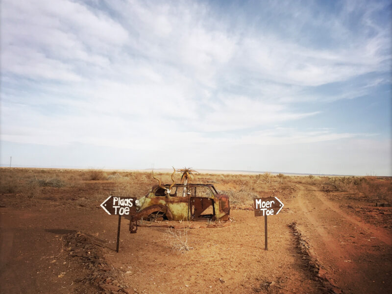 Tracks in Namibian lands, stage 3