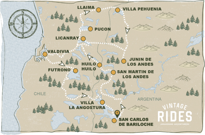 Volcans et lacs de Patagonie