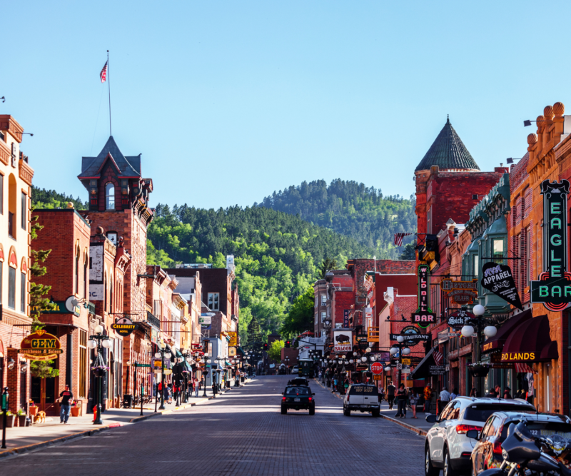 Rapid City to Deadwood via Sturgis