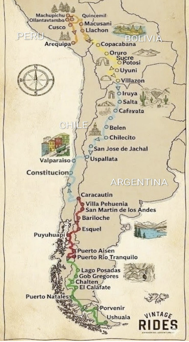 TRANSCONTINENTAL : AREQUIPA – USHUAIA