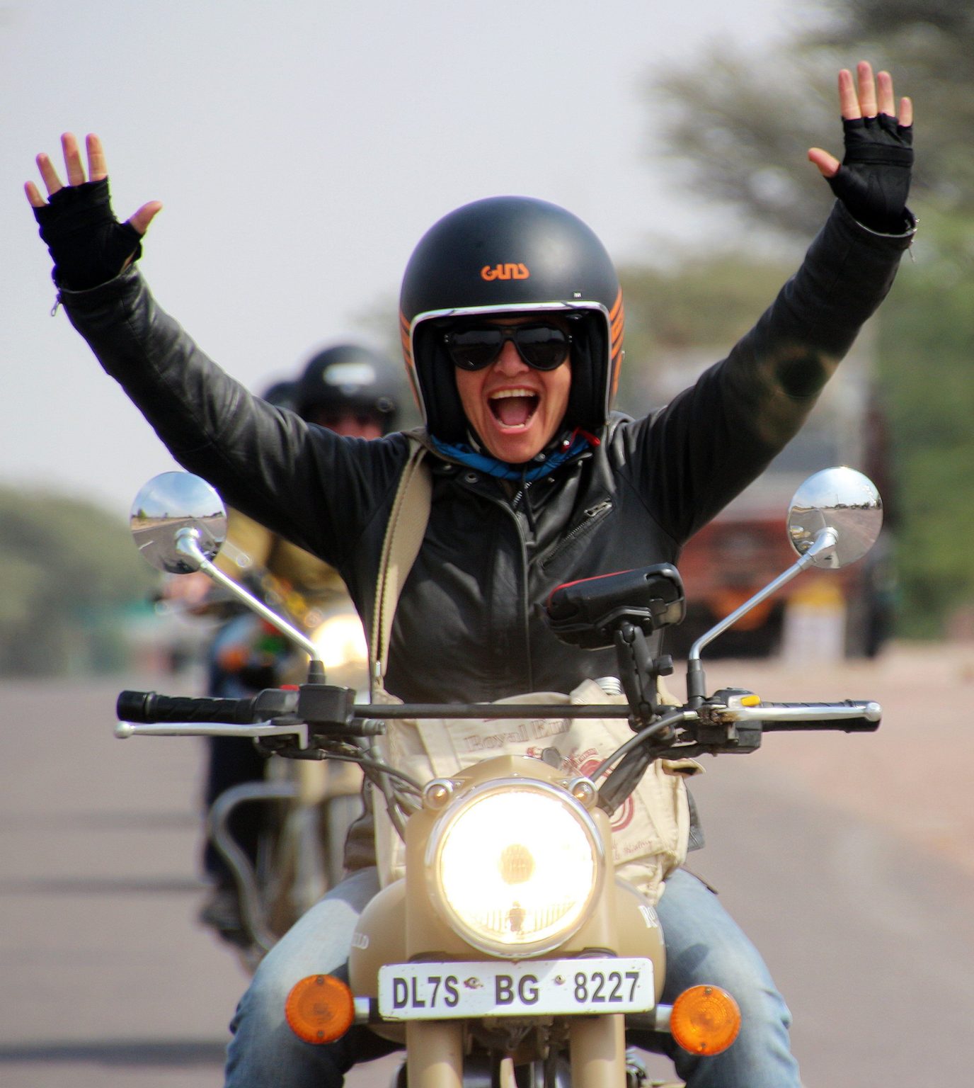 happy rider female
