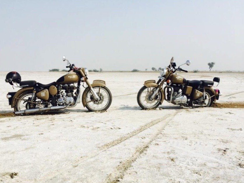 moto désert inde